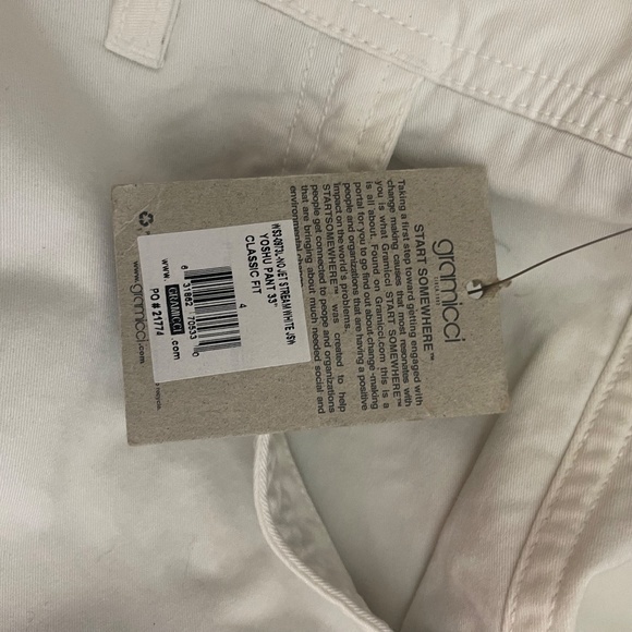 Gramicci Women's Yoshu Pants Size 4 White Pockets Roll up cuffs New with Tags - Picture 9 of 11